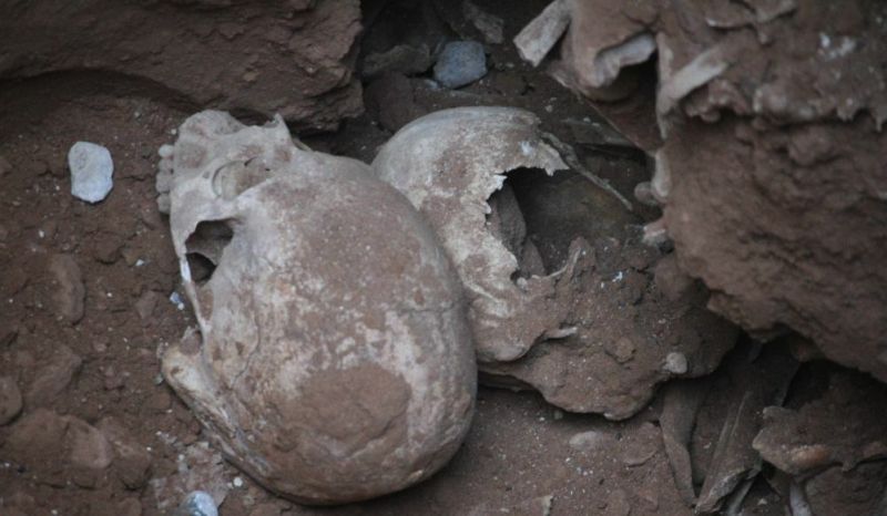 یک گور دسته‌جمعی قدیمی در بافق یزد کشف شد