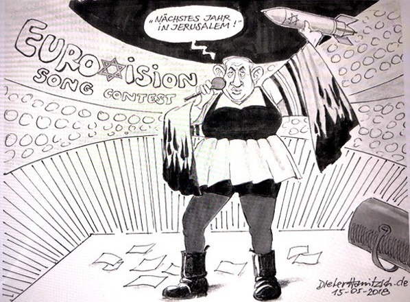 یک کاریکاتوریست به دلیل کشیدن طرح نتانیاهو اخراج شد/عکس