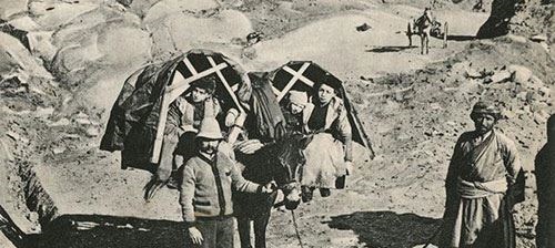 عکس/ مسافرت یک خانواده قجری در سال ۱۹۱۳