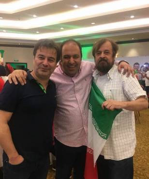 مهمانی فوتبالی «بهرام رادان» با حضور ستاره‌های معروف ایرانی | عکس