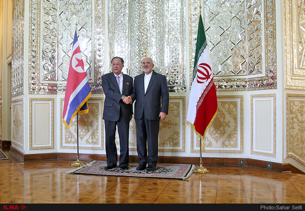 وزیر خارجه کره شمالی با ظریف دیدار کرد+عکس