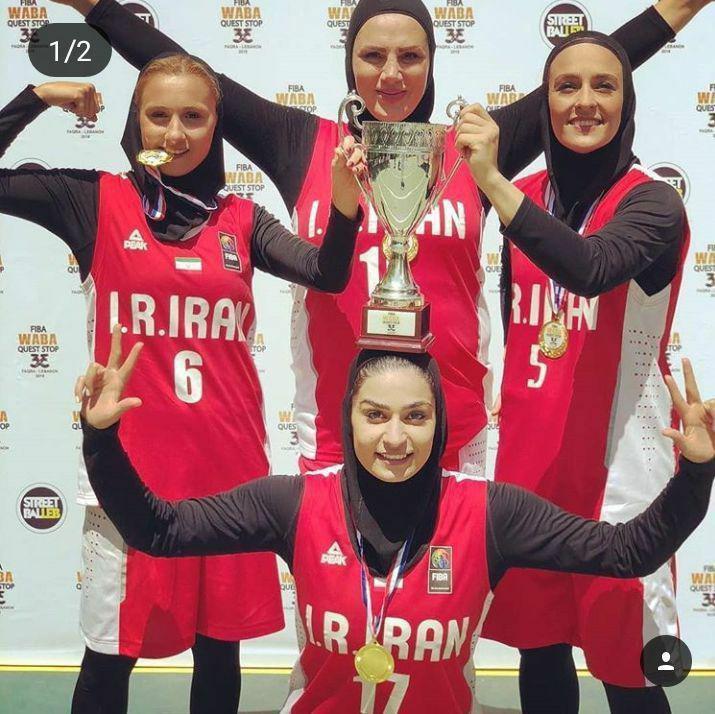 قهرمانی بسکتبال سه نفره بانوان/بیک لیک لی: خوشحالم که مردم ایران را شاد کردیم+تصاویر