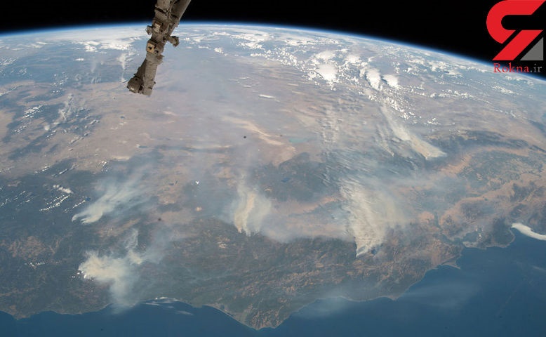 تصاویر تکان دهنده ماهواره‌ای از بزرگترین آتش‌سوزی تاریخ کالیفرنیا