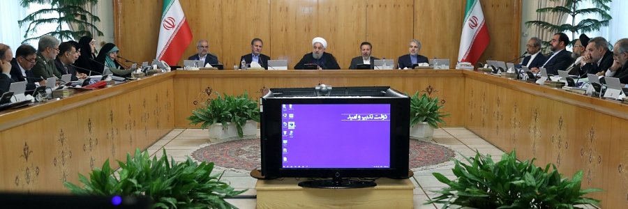 دستور رییس‌جمهور به وزرای کابینه و کمرگ درباره ارز | روحانی: سهم روسیه از دریای خزر 17 درصد شد