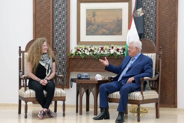 محمود عباس با عهد التمیمی دیدار کرد+عکس