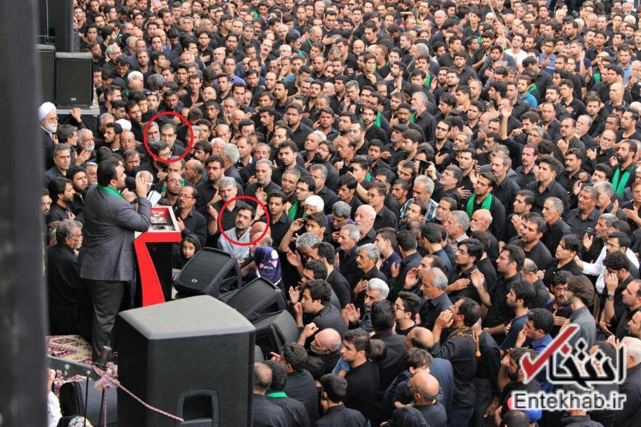 حضور سعید مرتضوی و وزیر بهداشت در مراسم نخل برداری یزد