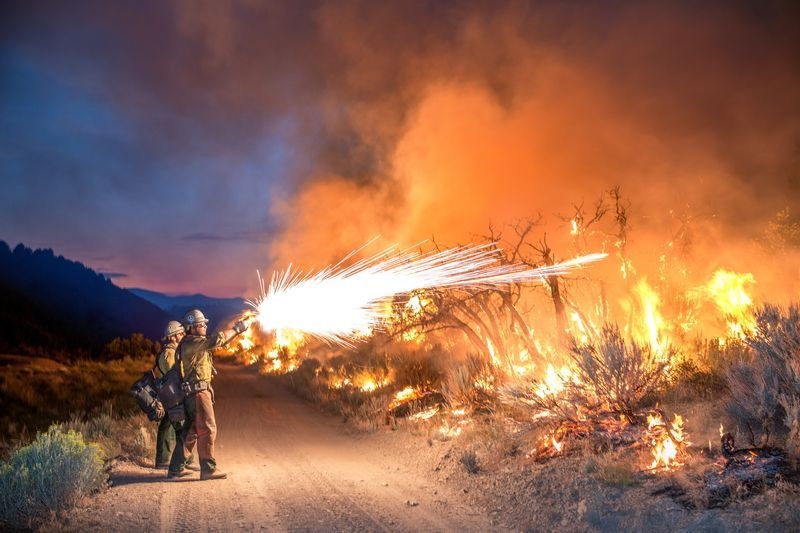 عکس/ جنگ با آتش در عکس روز نشنال جئوگرافیک