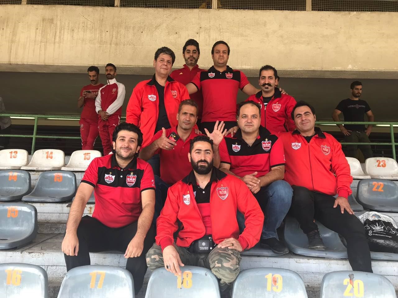 اولین تصویر از هواداران پرسپولیس در ورزشگاه آزادی