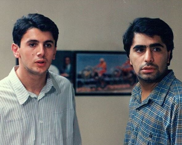 عکس/ چهره متفاوت امین حیایی کنار رضا شفیعی‌جم ۲۷ سال پیش