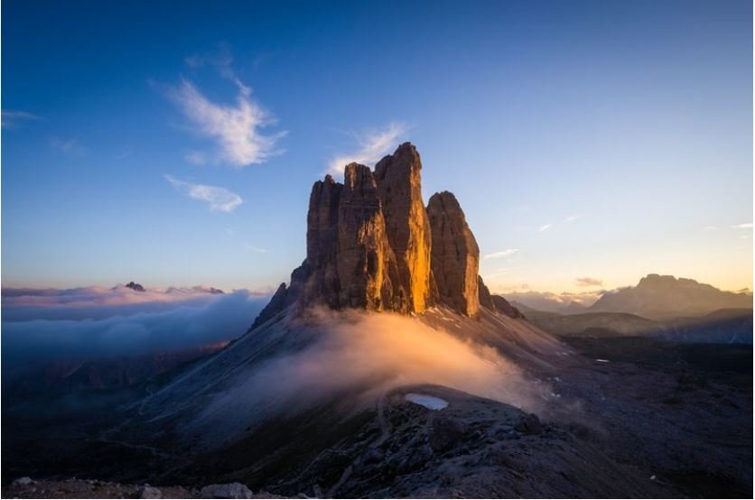 عکس/ طلوع بر فراز سه قله در عکس روز نشنال جئوگرافیک