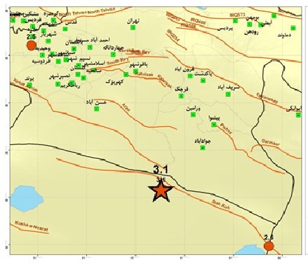 فاصله ۷۵ کیلومتری زلزله امروز با تهران/ثبت خُردلرزه‌ها در اطراف دریاچه نمک قم