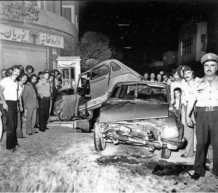 از قدیمی ترین تصادفات در ایران /عکس