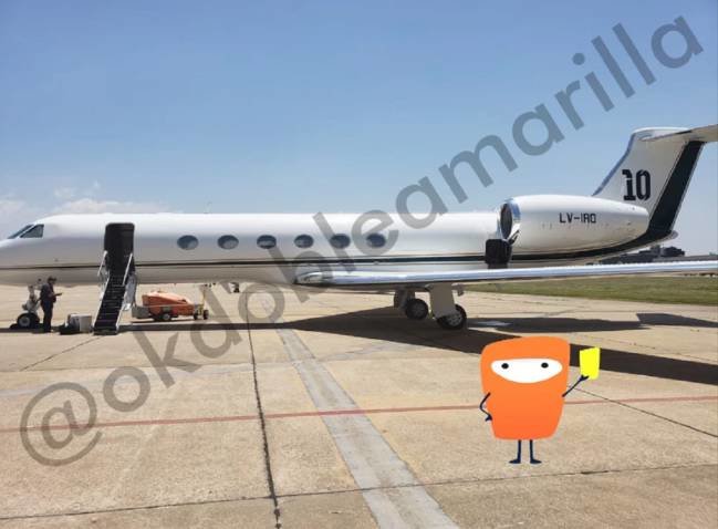 هواپیمای ۱۵ میلیون دلاری لیونل مسی+عکس