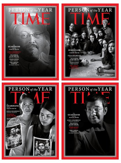 خاشقجی و چند خبرنگار دیگر شخصیت سال نشریه تایم شدند+عکس