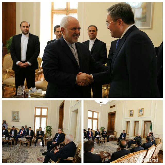 معاون اول وزیر خارجه قزاقستان با ظریف دیدار و گفتگو کرد+عکس