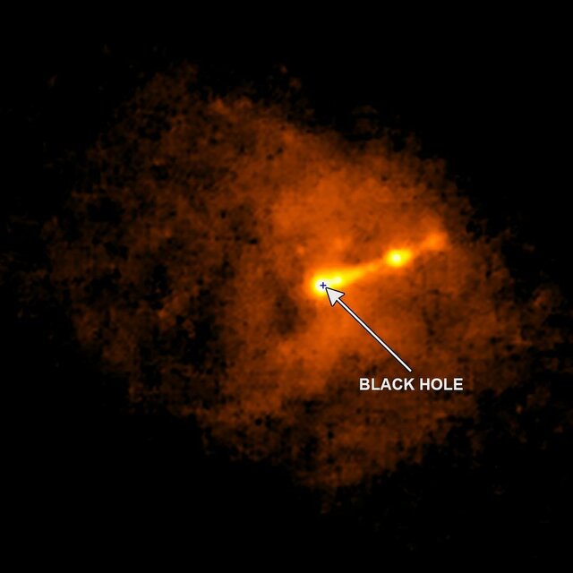 انتشار اولین عکس واقعی از یک سیاه‌چاله+تصویر