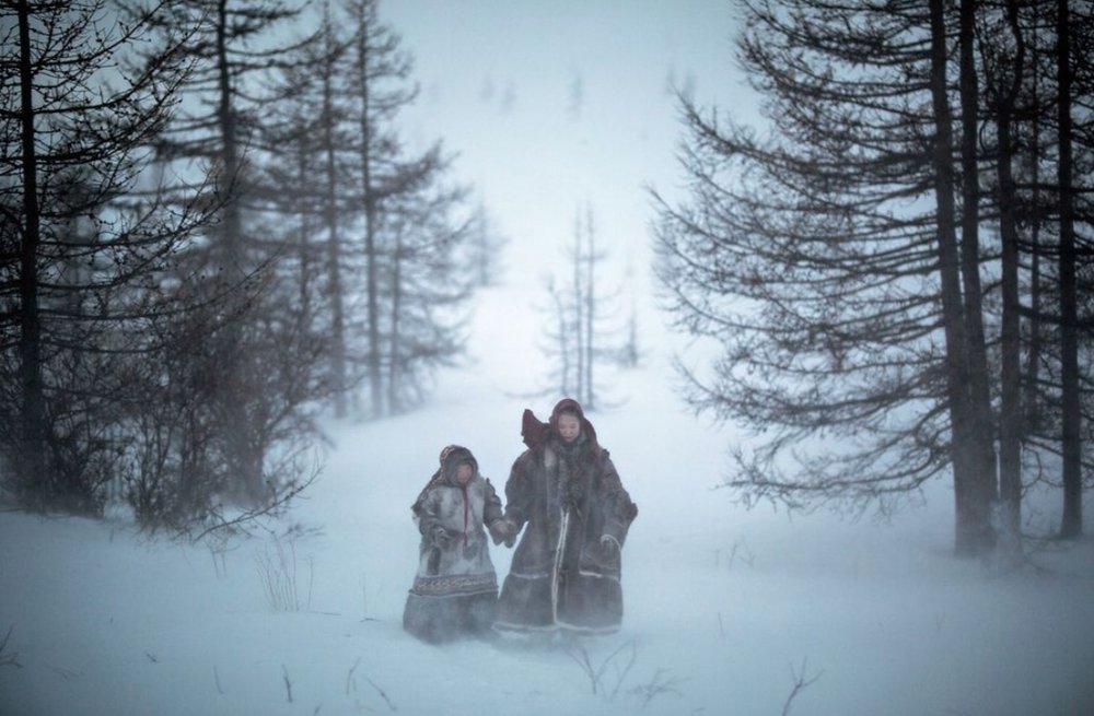 عکس/ گردش زمستانی زنان روسی در عکس روز نشنال جئوگرافیک