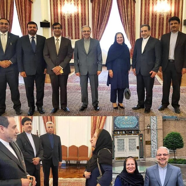 دیدار خداحافظی سفیر پاکستان در تهران با عراقچی
