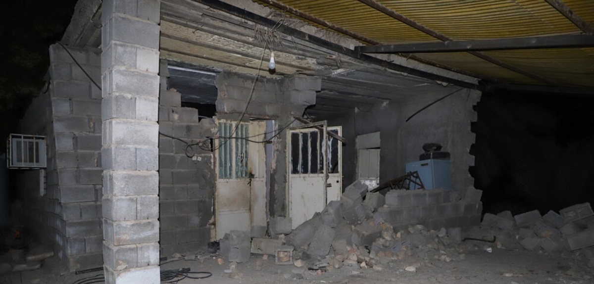 تصاویر| خسارات منطقه زلزله زده فین در هرمزگان