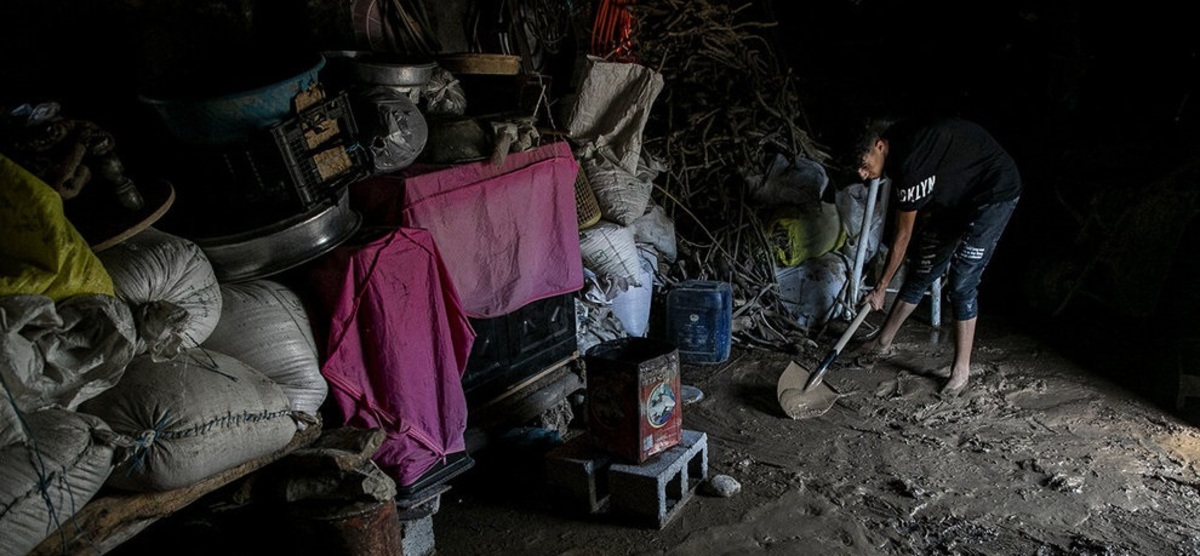 تصاویر| خسارات سیل در باغملک
