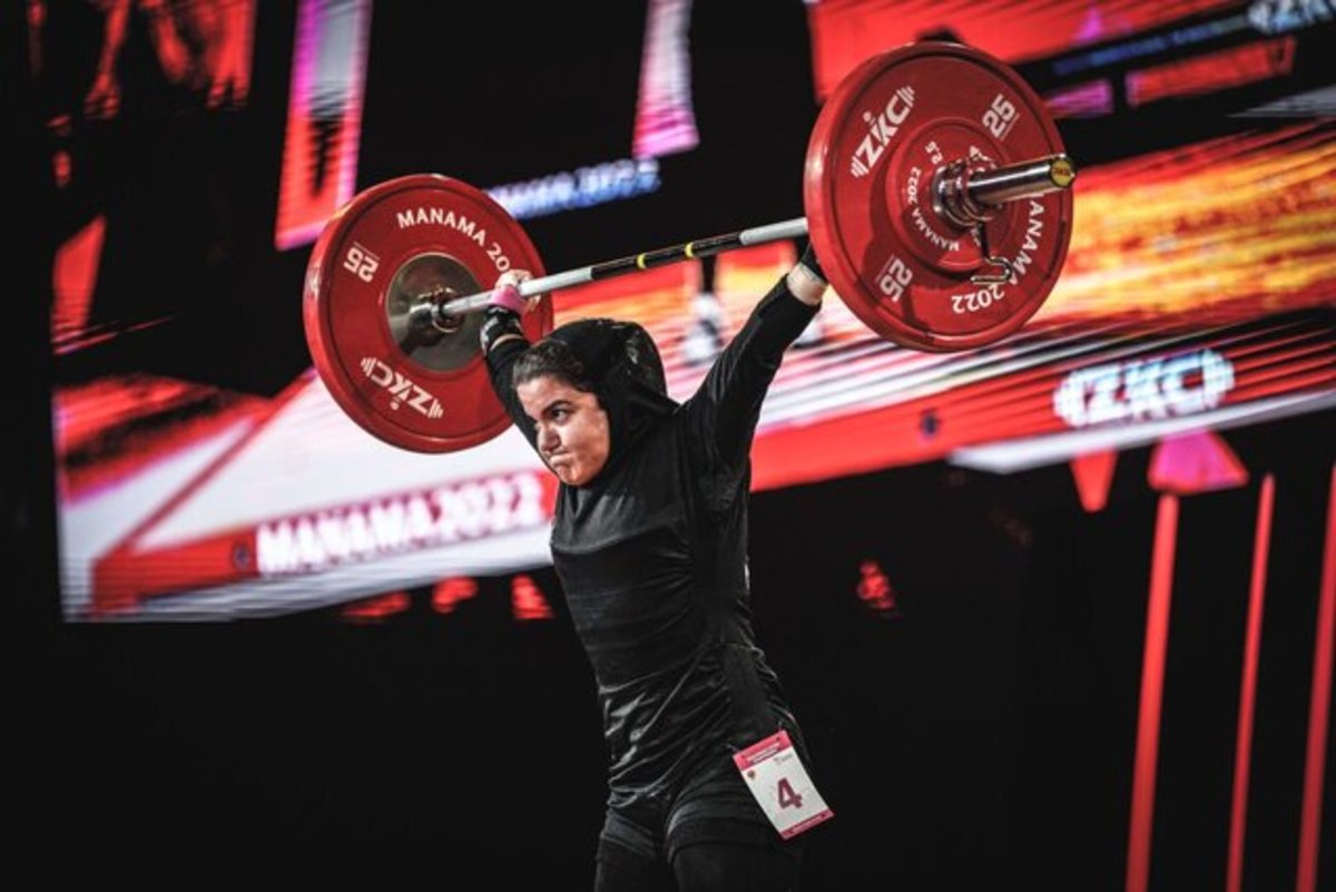 هشتمی دختر وزنه‌بردار ایران در قهرمانی آسیا