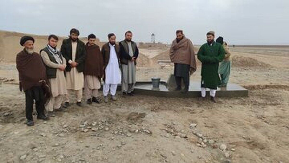 عکس| طالبان چاه آب کشف کرد