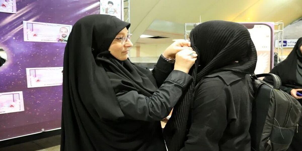 فیلم| تذکر روسری در متروی تهران