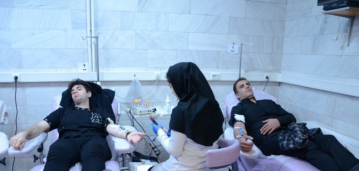 تصاویر| اهدای خون در شب ۲۱ ماه رمضان در تبریز‎‎