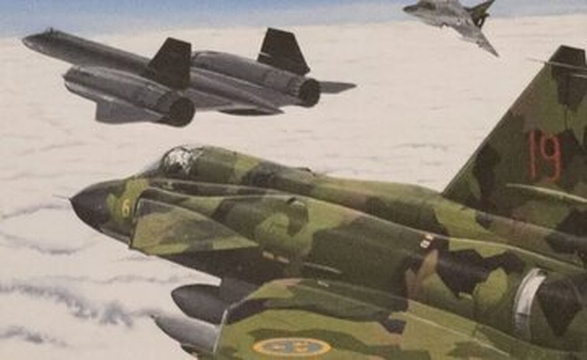 عکس| فراری دادن جاسوس آمریکایی با جنگنده‌های سوئدی