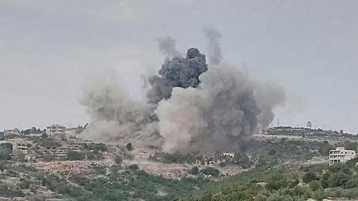 بمباران سنگین جنوب لبنان توسط اسرائیل