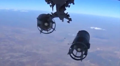 مهمات هواپیمای نیروی هواـ فضای روسیه در جریان پرواز رزمی برای بمباران مواضع داعش در سوریه
