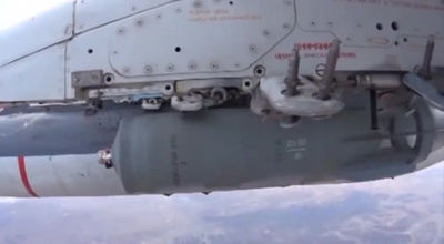 مهمات هواپیمای نیروی هواـ فضای روسیه در جریان بمباران مواضع داعش در سوریه
