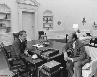 آخرین گفتگو ریچارد نیکسون با جرالد فورد پیش از ترک کاخ سفید. 9 آگوست