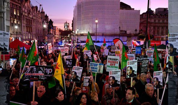 تظاهرات مخالفان اجلاس ناتو در لندن