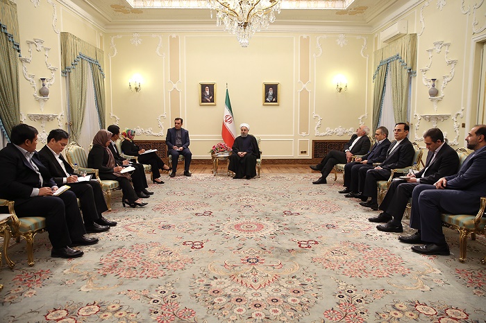 روحانی در دیدار وزیرخارجه اندونزی: ایران خواستار روابط خوب میان همسایگان است