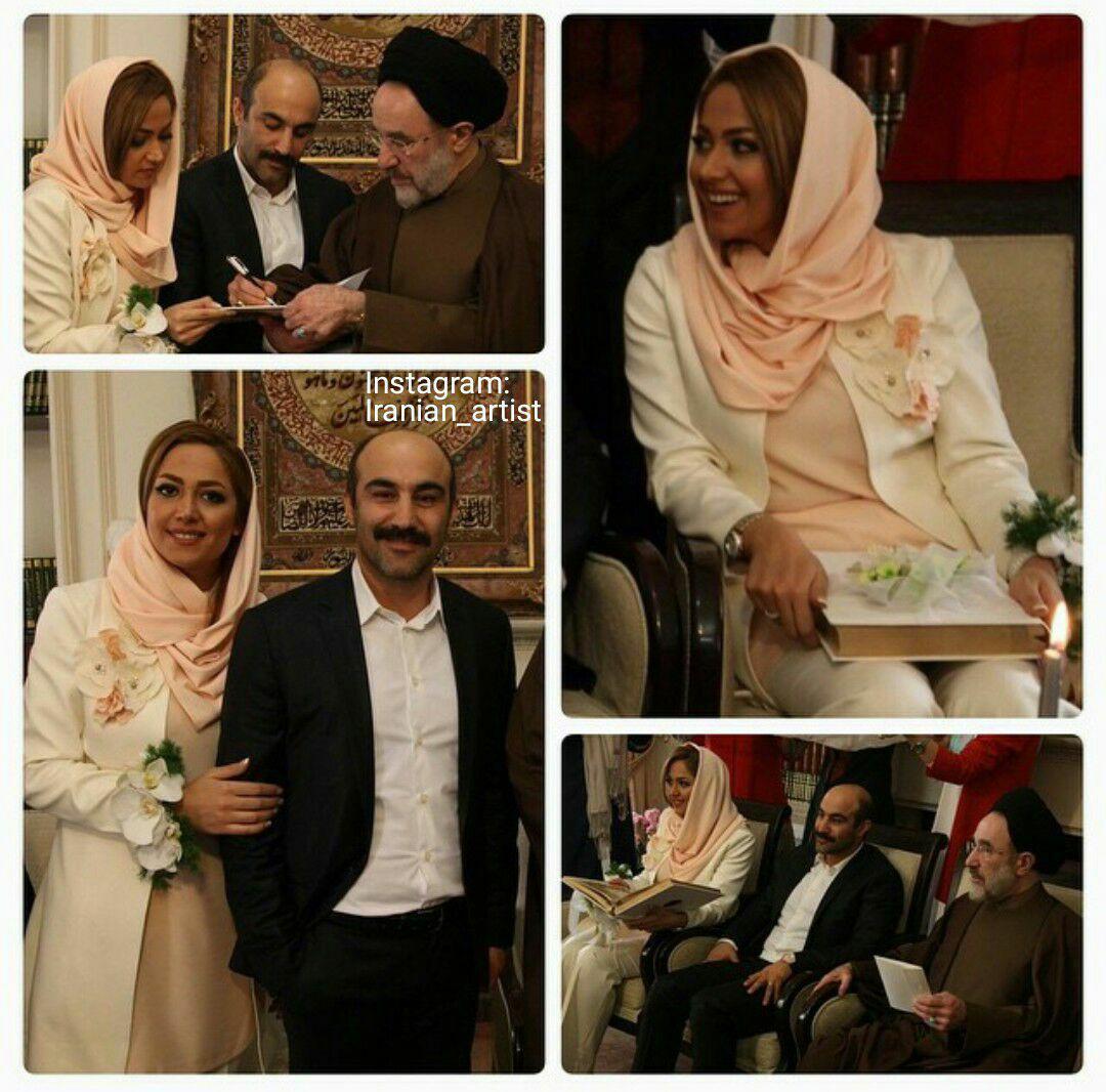جشن ازدواج محسن تنابنـده با حضـور خاتمی/ تصویـر