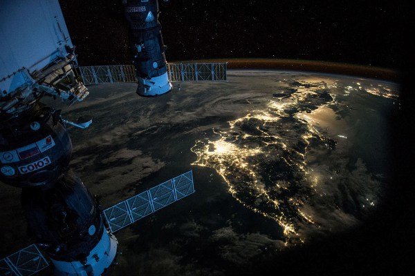 تصویر ژاپن از ارتفاع ۴۰۰ کیلومتری