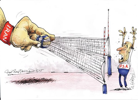 کاریکاتور/ ایران - آمریکا، بازی دوم!