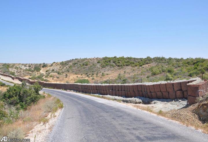 دیوارکشی در مرز ترکیه با سوریه+تصاویر