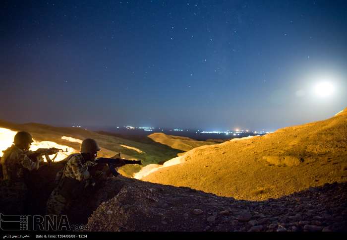 تصاویر/ تکاوران ارتش در نقطه صفر مرزی