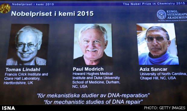 برندگان نوبل شیمی 2015 معرفی شدند