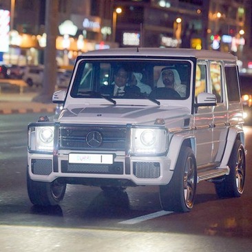 خودروی شخصی حاکم دبی /عکس