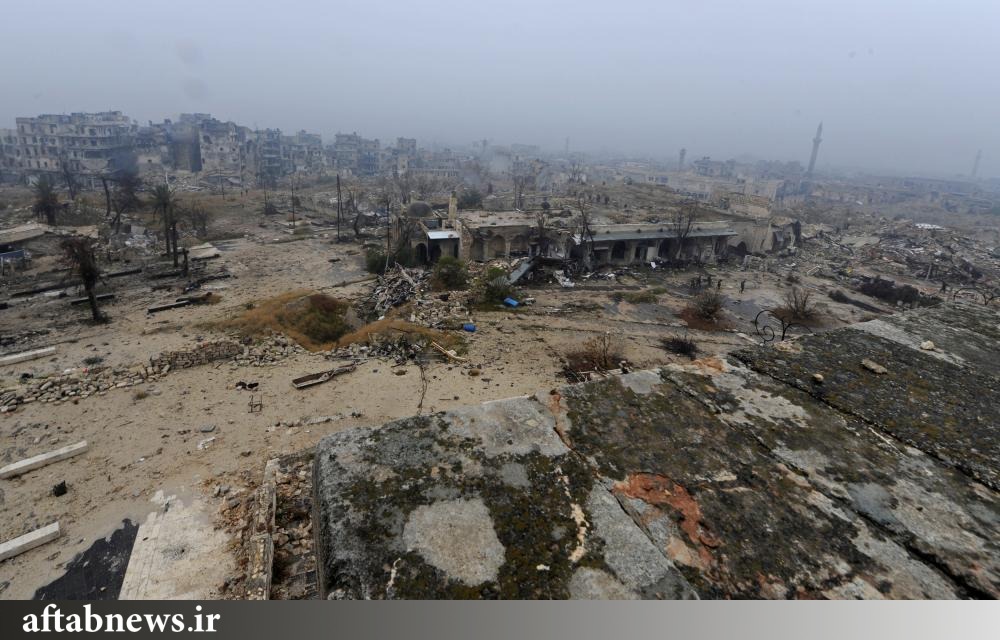 «حلب» قبل و پس از ویرانی بر اثر جنگ را ببینید+تصاویر