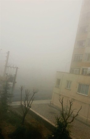 تهران در مه غلیظ فرو رفت +عکس