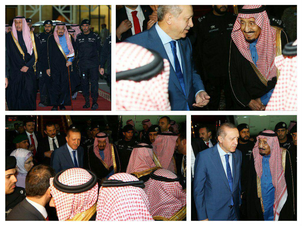 سفر اردوغان به عربستان+تصویر