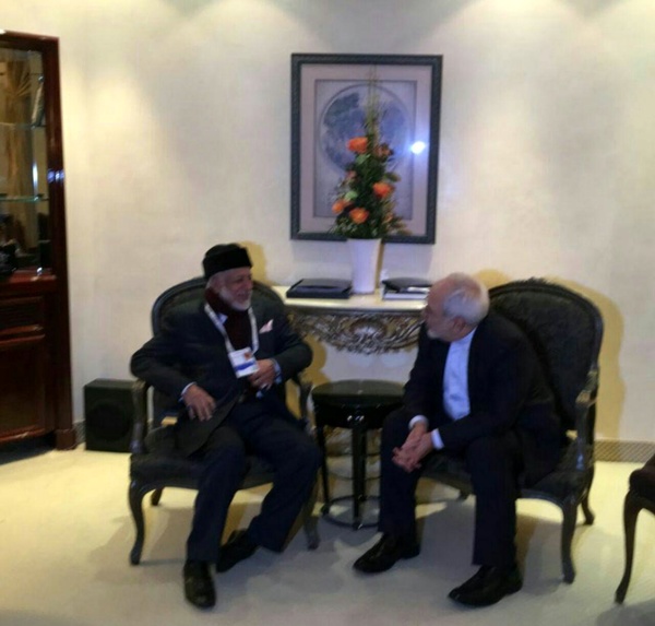 وزیرخارجه عمان با ظریف دیدار کرد+تصویر