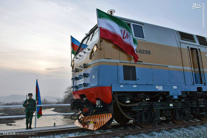 راه اندازی آزمایشی قطار حوزه مرزی آستارای ایران