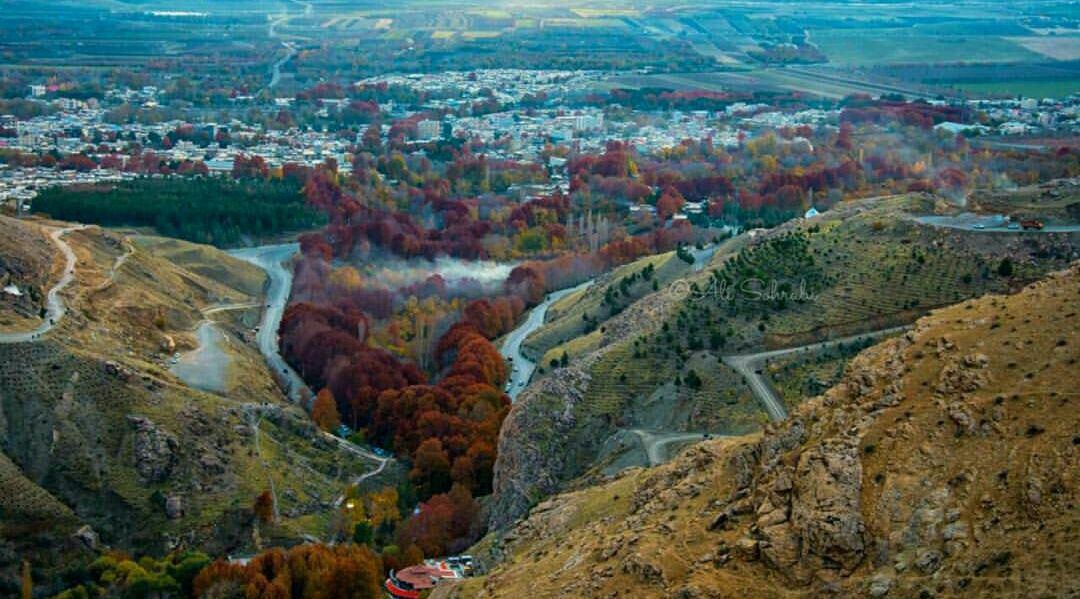 نمایی زیبا از شهر صحنه استان کرمانشاه /عکس
