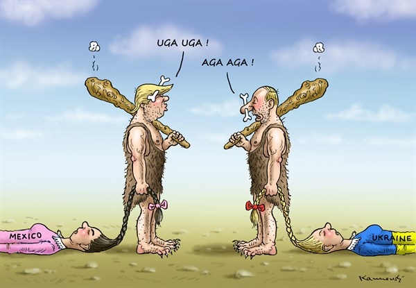 کاریکاتور/ شباهت ترامپ و پوتین!