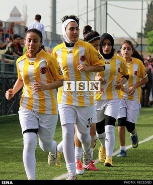 نخستین زن فوتبالیست ایران در لیگ عراق+تصاویر
